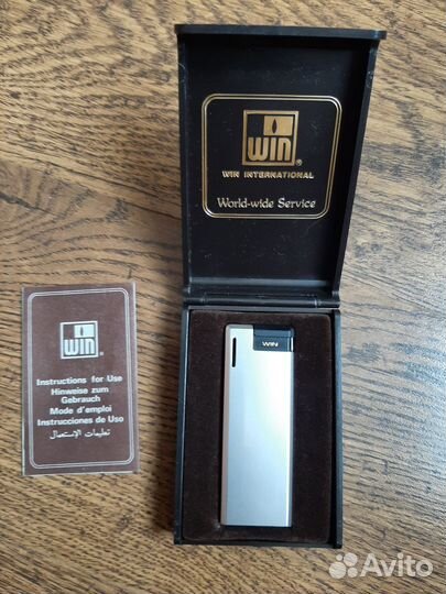 Зажигалка винтаж WIN International (Japan) 1980 го