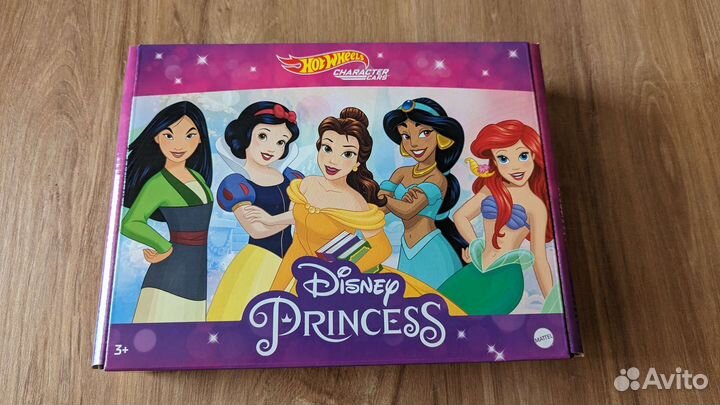 Hot Wheels Disney Princess Набор из 5 машинок
