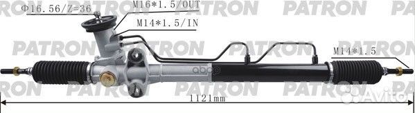 Рейка рулевая гидравлическая hyundai: sonata 20