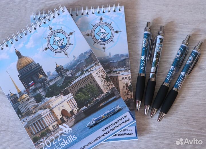 Изготовление сувенирной канцелярии с лого, фото