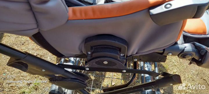 Коляска 2 в 1 эко кожа