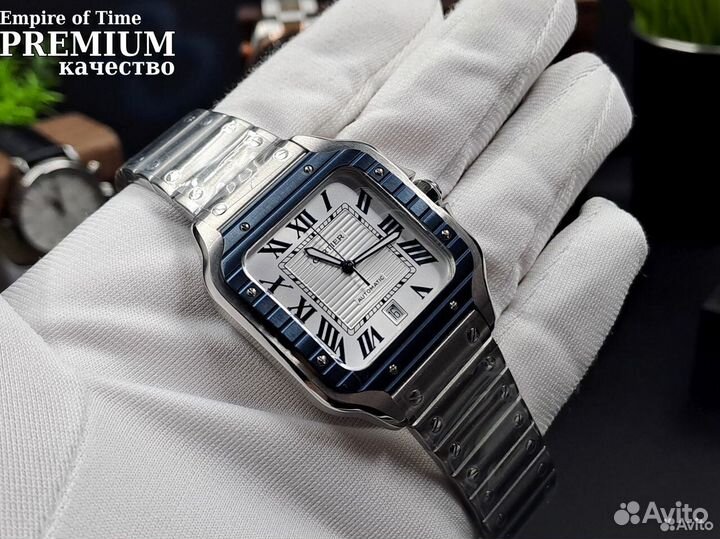 Cartier Santos мужские механические часы