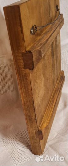 Рукописная икона Святой Николай Чудотворец 27х31