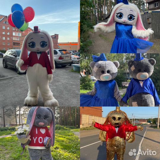 Ростовые куклы на праздник, аниматор зайка