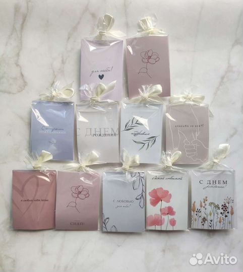 Свечи цифры с сухоцветами