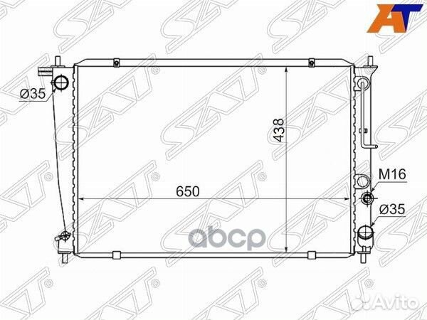 Радиатор Hyundai H1 97-07 / Starex 97-07 HY0013