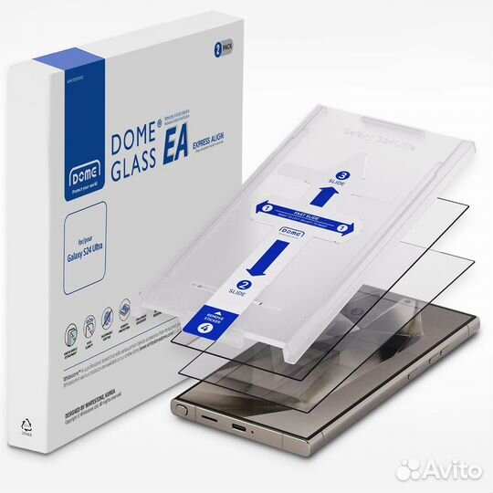 Защитное стекло Whitestone Dome для S24 Ultra