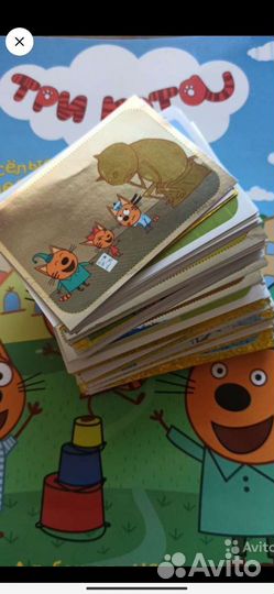 Наклейки Panini Три кота Веселые исследователи