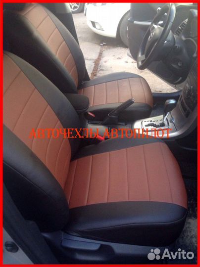 Чехлы Автопилот Toyota Corolla 10 из экокожи