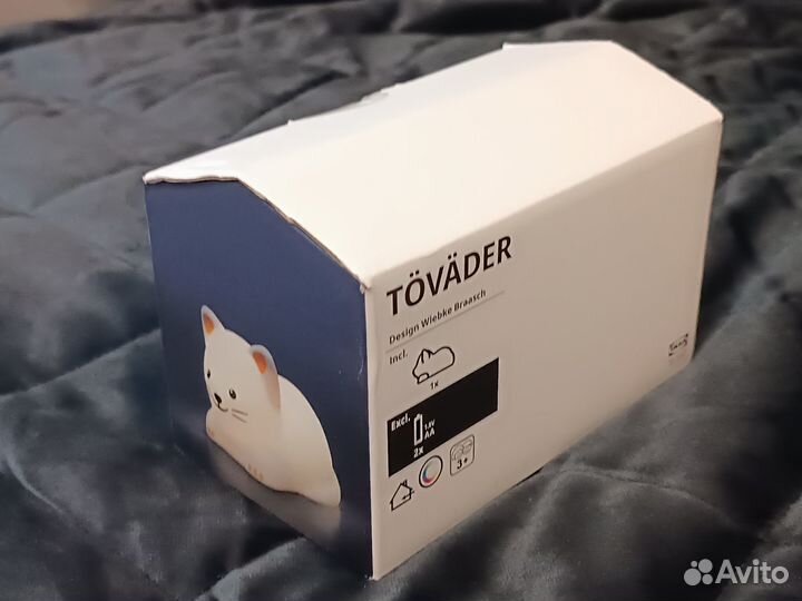 Tovader IKEA детский светодиодный ночник Котик