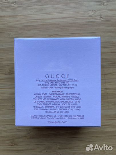 Парфюмерная вода gucci bamboo