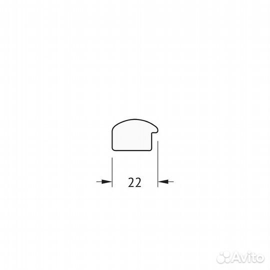 Зеркало Evoform Definite 108х58 BY 0722 в багетно