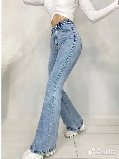 Джинсы клеш zara
