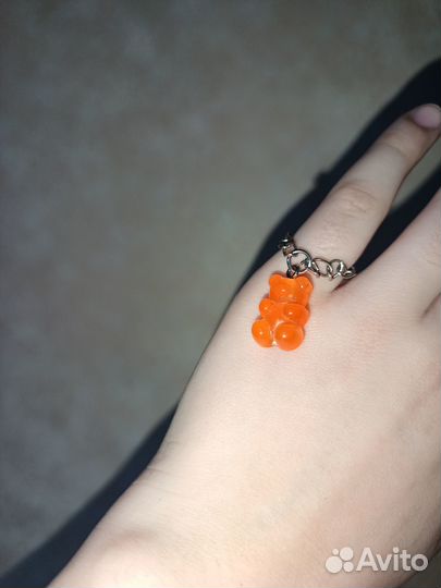 Кольцо-брелок бижутерия