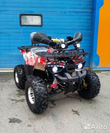 Детский квадроцикл Yamaha Aerox 125 красный