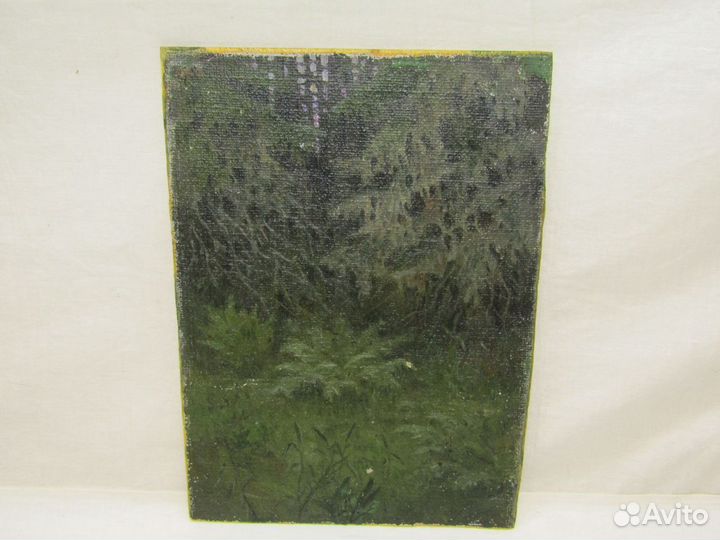 Картина старинная. Пейзаж. 