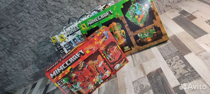 Конструктор lego майнкрафт