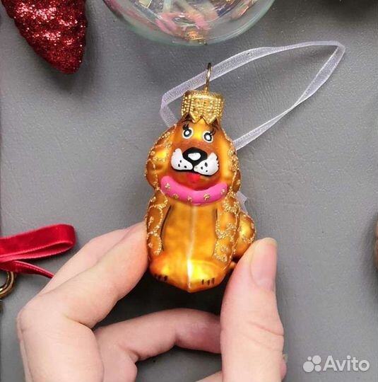 Ёлочные игрушки стекло