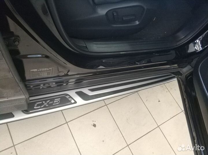 Пороги подножки Мазда Сх5 с 2017-н.в