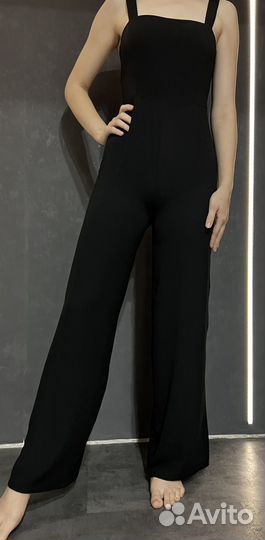 Комбинезон женский черный легкий 44