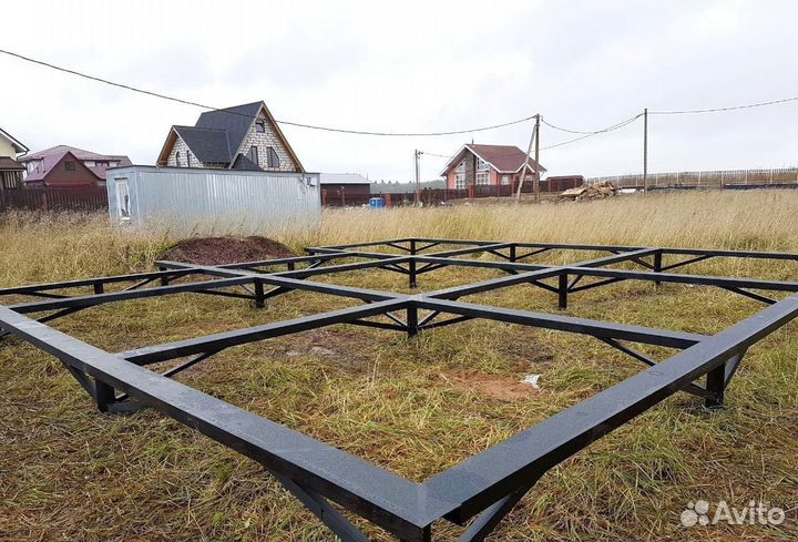 Фундамент на винтовых сваях Винтовые сваи под ключ