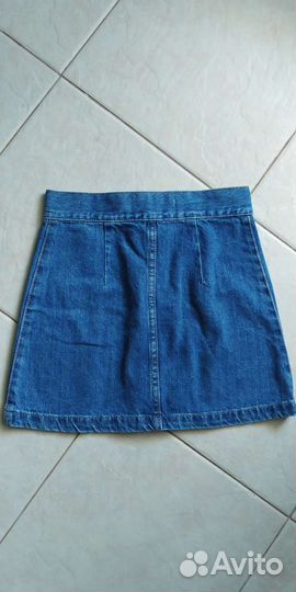 Юбка джинсовая р.140
