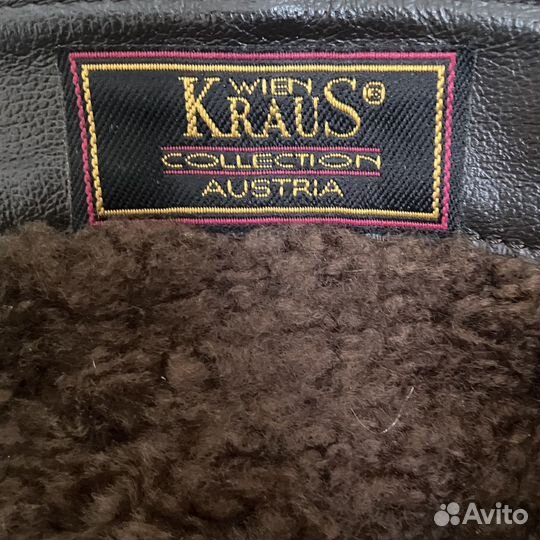 Винтажные сапоги из натуральной кожи Kraus