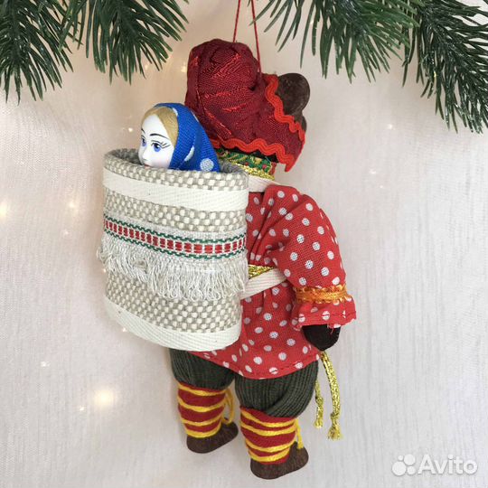 Елочная игрушка ручной работы 