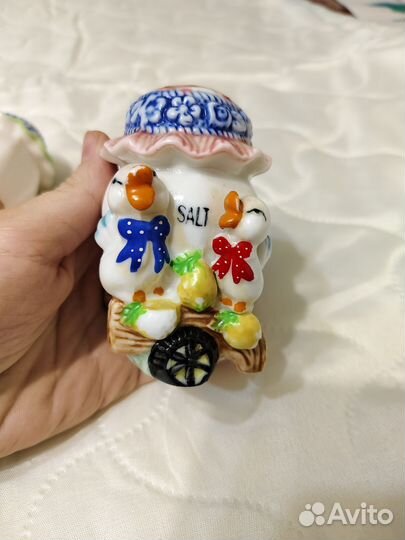 Набор для соли и перца бу