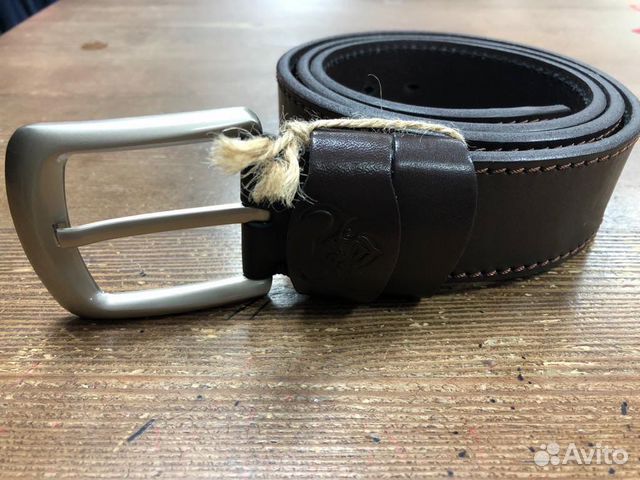 Ремень черный с прошивкой