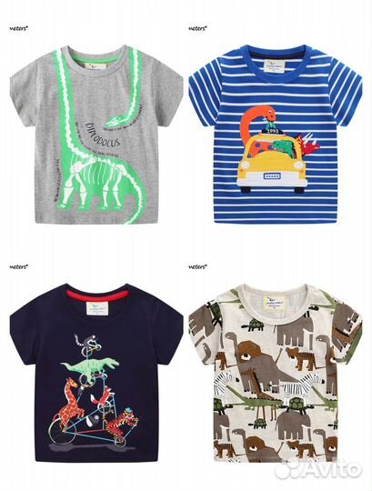 Футболки детские на мальчика и девочку