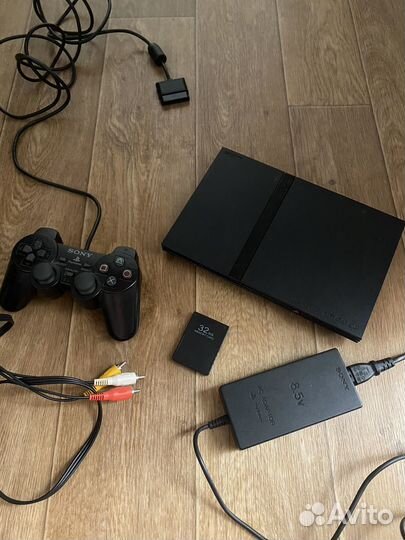 Sony PS2 playstation 2 slim прошитая