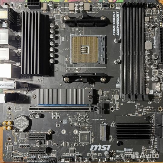 Msi b550m (на запчасти)