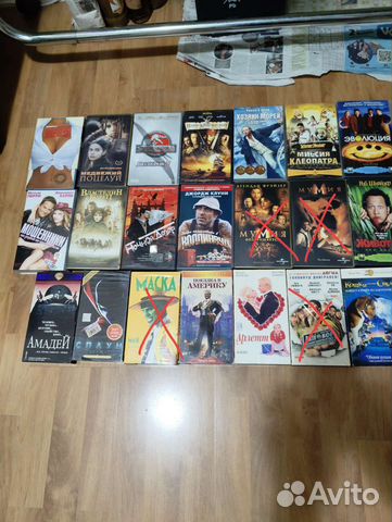 VHS видеокассеты,коллекция фильмов лицензия