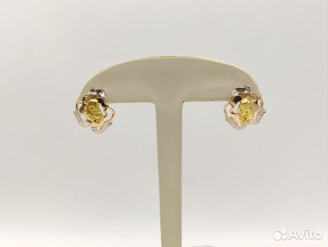 Золотые серьги с самородками купить в Санкт-Петербурге | Личные вещи ...