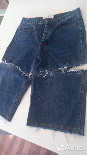 Джинсовые шорты 46