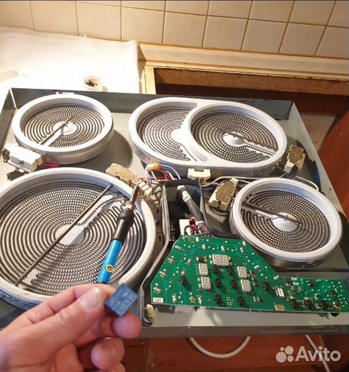Ремонт варочных панелей. Ремонт электрических плит