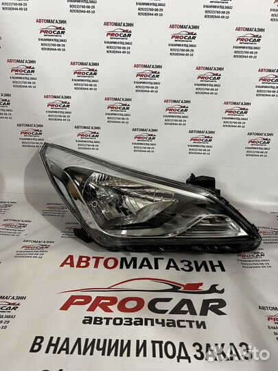 Фара на hyundai solaris