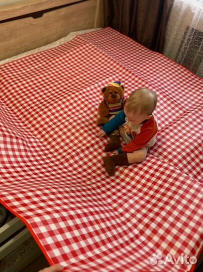 Коврик для пикника непромокаемый плед