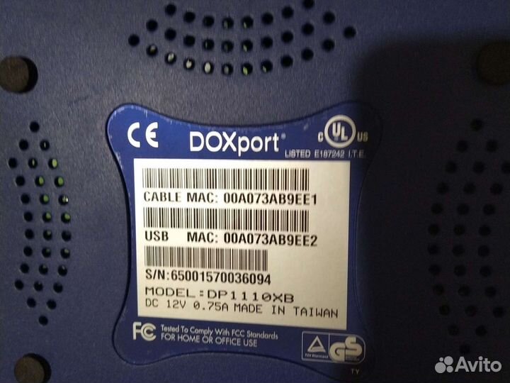 Модем COM21. DOXport. dp111oxb