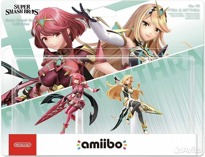 Amiibo Pyra and Mythra (Super Smash Bros)