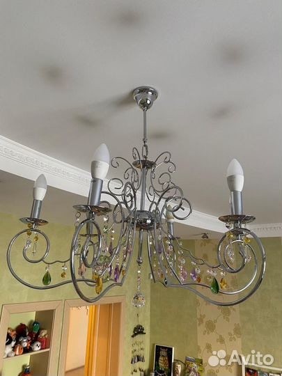 Подвесная люстра Citilux Фиона CL307161 хром