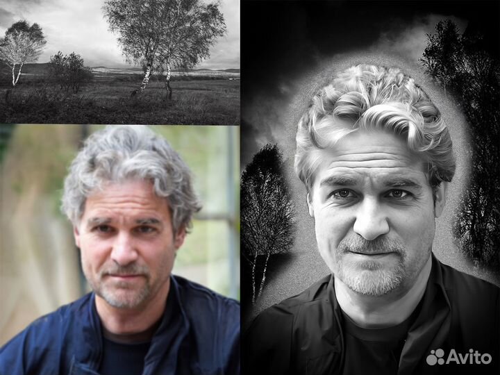 Ретушь фото на памятник