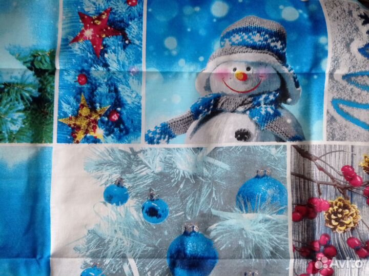 Скатерть из рогожки 150 на 150см