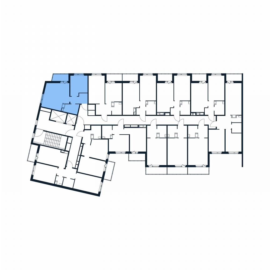 1-к. квартира, 41,3 м², 12/12 эт.