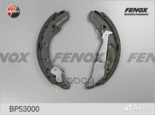 Колодки тормозные барабанные fenox BP53000 VAG