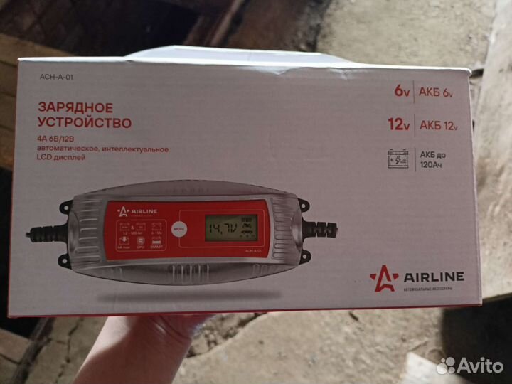 Зарядное устройство 4А 6В/12В, автоматическое