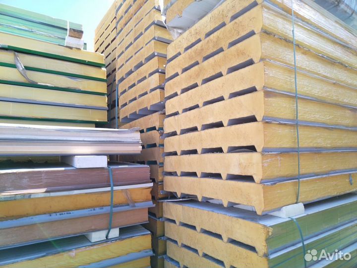 Сэндвич панели 10000 м2 в наличии