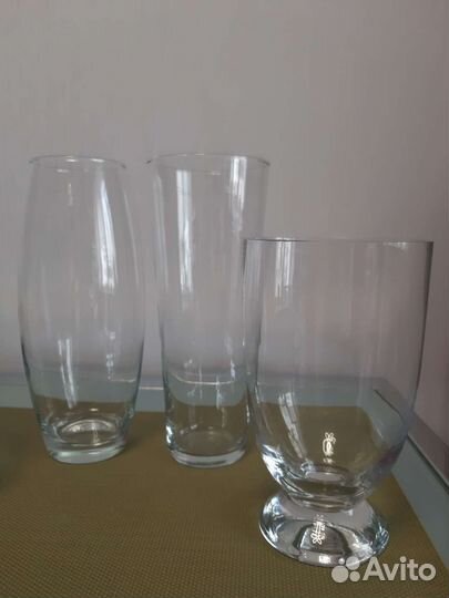 Ваза для цветов стекло