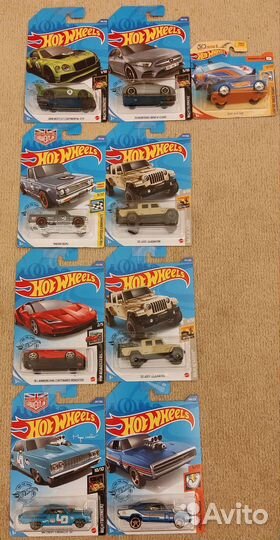 Hot wheels машинки